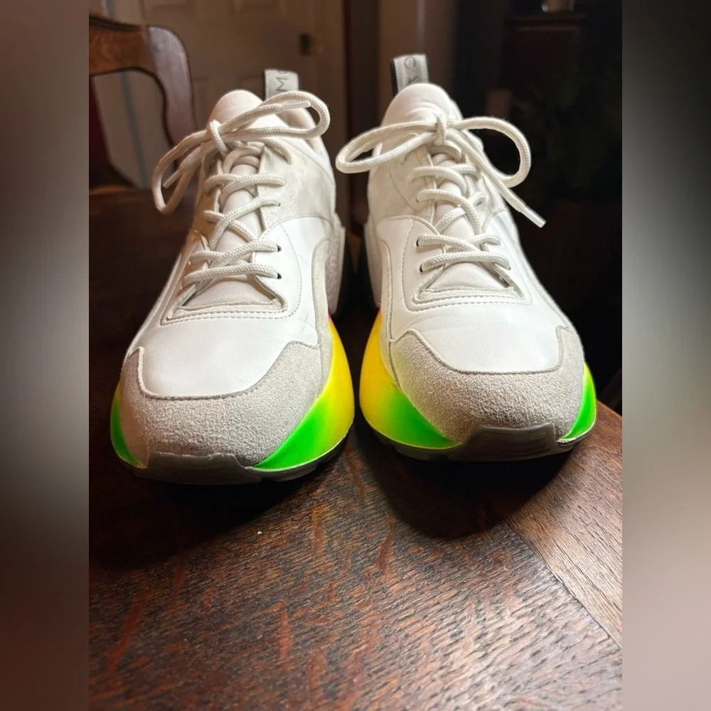 Stella McCartney Eclypse Rainbow Chunky Platform Sneakers. Size 39.5 or US 8.5